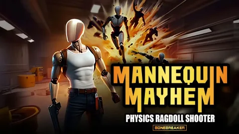 Mannequin Mayhem - Physics Ragdoll Shooter: Bonebreaker