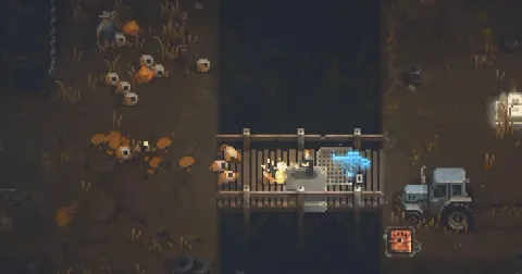 『Volatiles』は、『Betrayal at House on the Hill』のようなボードゲームのタイル配置によるマップ構築要素を取り入れ、その上にゴア表現のあるサバイバルシューターを融合させた作品です。