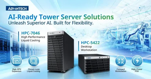 (PR) Advantech erweitert Server-Gehäuse-Portfolio um Flüssigkeitskühlung und kompakte Desktop-Lösungen