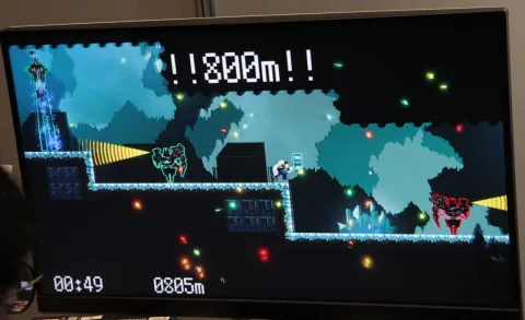 Ang saya ng pagtakbo gamit ang tuloy-tuloy na air dash. Ulat ng pagsubok sa demo para sa event ng 2D action game na "Near The Sun" [OIGS2026]
