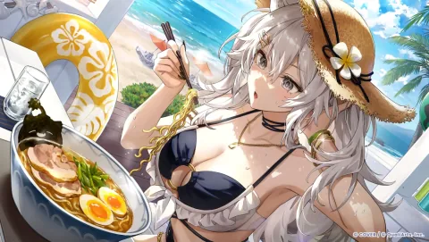《hololive Dreams》「光彩四射的海濱時尚秀」活動開跑 「常闇永遠」等 4 位成員以泳裝姿態登場