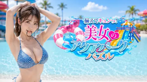揃えてキュンっ！ 美女のアクアパークパズル