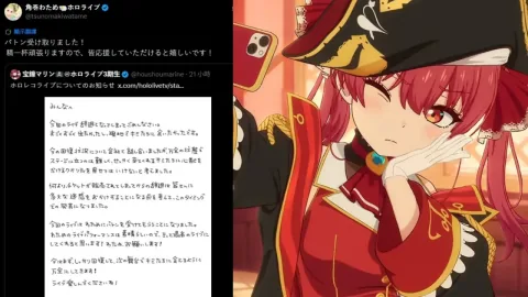 Houshou Marine sagt wegen Stimmbandknötchen Hololive-Auftritt in Yokohama ab; Tsunomaki Watame springt herzlich ein: „Sag mir Bescheid, wenn du einen seltsamen Tanz brauchst!“