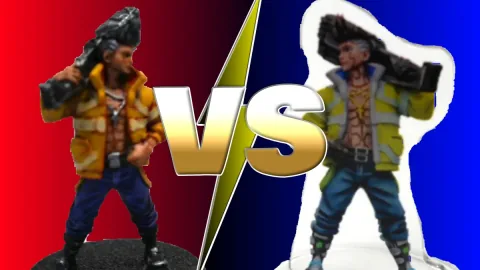 Minis vs Standees: Cyberpunk Edgerunners