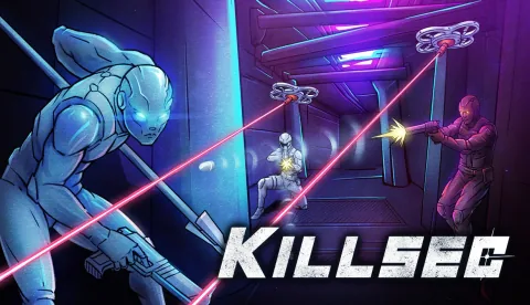 Schlage Schwerthiebe, Kugeln und Laser zurück, um Feinde zu besiegen und dir den Weg in die Freiheit zu bahnen. Die spielbare Demo zum Top-Down-Action-Roguelite „KILLSEC“ ist jetzt verfügbar