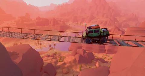 Over the Hill's off-roading simulation winches you in with a more laid-back take than SnowRunner's, but it'll still bite careless drivers