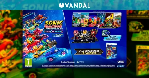 在 GAME 预购 Sonic Racing CrossWorlds 及其独家 Year One Edition，包含首年所有内容