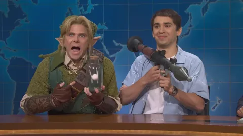 SNL Menanggapi GTA 6 vs. The Legend of Zelda dengan Sketsa yang Menampilkan Jason dan Link