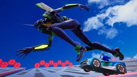 Sonic Racing Cross World Expands with Godzilla, Evangelion, and Bayonetta Content