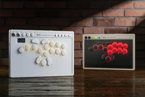 8BitDo Arcade Controller Pro Launches With Retro Looks and Modern Internals