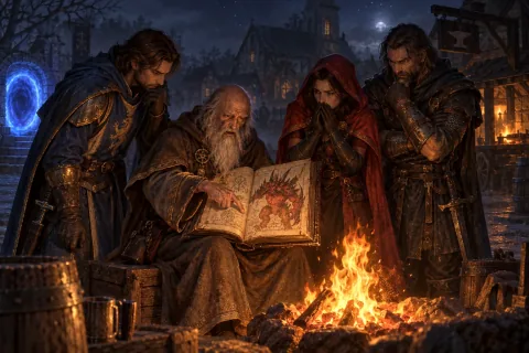 Deckard Cain reveals the terrifying truth of Diablo's return to the heroes.
