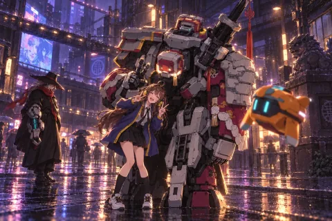 AI illustration — The Hero the Girl Had Admired