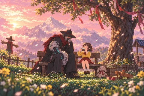 AI illustration — The Song That Came from Her Mother