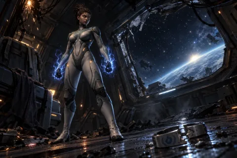 Fuelled by vengeance, Kerrigan discards her Umoja bracelet and resolves to reclaim the Zerg Swarm.