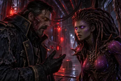 Stukov reveals the dark truth about Samir Duran to a furious Kerrigan.