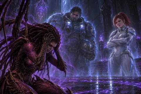 Narud taunts Kerrigan with cruel illusions of Jim Raynor and her former human self.