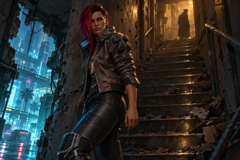 AI-interpreted illustration — To rescue or to escape. This is a symbolic reconstruction based on public materials and is not an actual in-game screenshot.