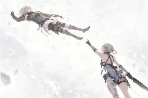 เลือกนำการมีอยู่ที่ถูกลบกลับมา — ภาพตีความที่สร้างด้วย AI โดยอ้างอิงข้อมูลฉากและตัวละคร ไม่ใช่ภาพหน้าจอทางการของเกม