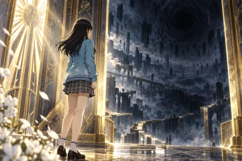 AI-interpreted illustration — The people Tao does not give up on. This is a reconstruction based on public character and background materials; symbolic expressions are not recreations of original game screens or unverified events.