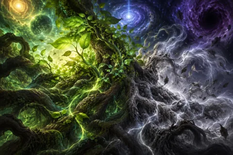 Chapter 2 · That Which Grows and That Which Fades — This is an AI-generated illustration reconstructed based on public materials. It is not an official image.