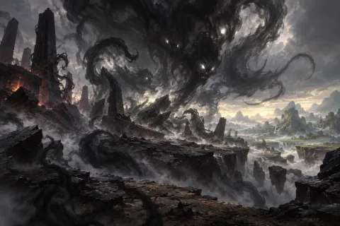 Chapter 5: What the Dead Existence Left Behind — This is an AI-generated illustration reconstructed based on public materials. It is not an official image.