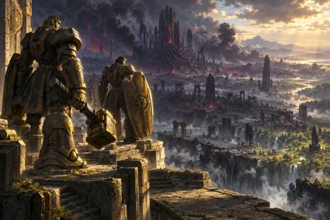 Chapter 7: To the Next Guardians — This is an AI-generated illustration reconstructed based on public materials. It is not an official image.