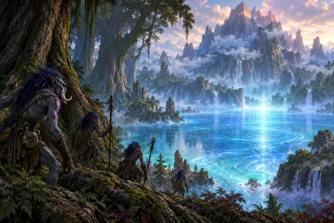 Chapter 1: The Path That Opens Only at Night — This is an AI-generated illustration reconstructed based on public materials. It is not an official image.