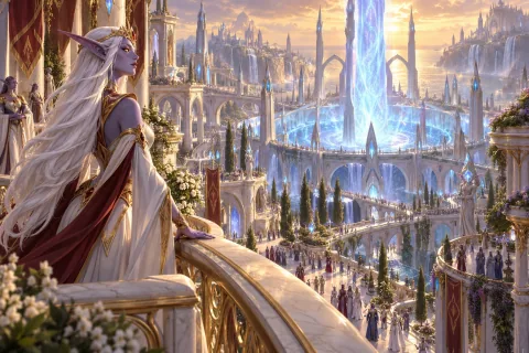 Chapter 3: The Capital Where Brilliance Gathers — This is an AI-generated illustration reconstructed based on public materials. It is not an official image.