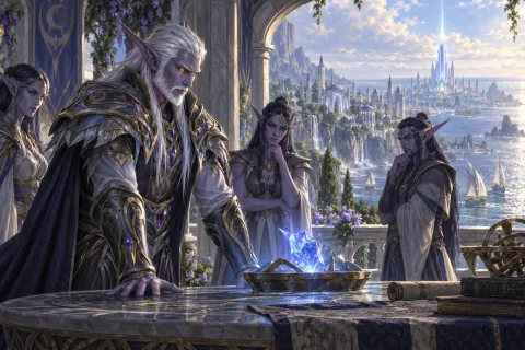 Chapter 5: A Voice Left at the Edge of the Kingdom — This is an AI-generated illustration reconstructed based on public materials. It is not an official image.