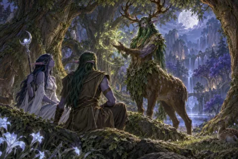 Chapter 3: The Forest Did Not Only Learn Silence — This is an AI-generated illustration reconstructed based on public materials. It is not an official image.