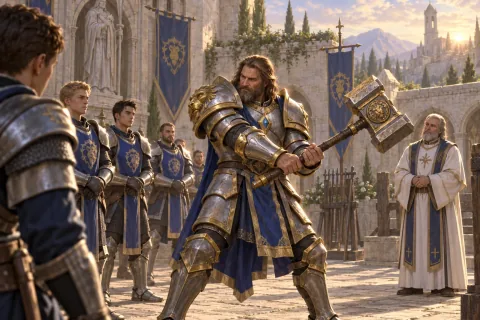 Chapter 6: When the Healing Hand Wears Armor — This is an AI-generated illustration reconstructed based on public materials. It is not an official image.