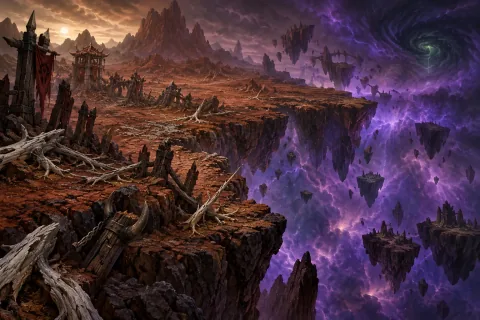 Chapter 8 · Outland and Another Prison Awaiting Ner'zhul — This is an AI-generated illustration reconstructed based on public materials. It is not an official image.