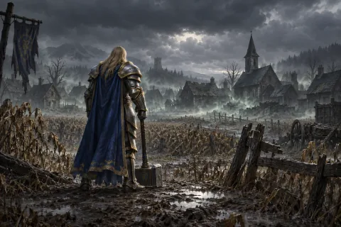 Chapter 5 · The Enemy That Remains After Defeating the Necromancer — This is an AI-generated illustration reconstructed based on public materials. It is not an official image.