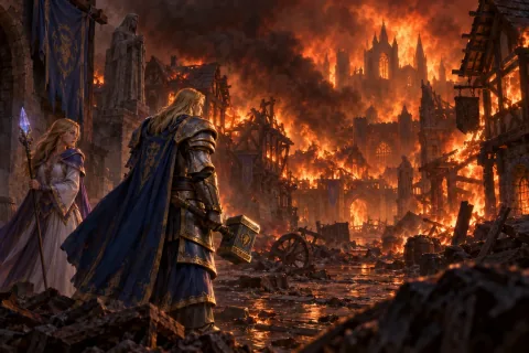 Chapter 8 · A Massacre Started in the Name of Salvation — This is an AI-generated illustration reconstructed based on public materials. It is not an official image.