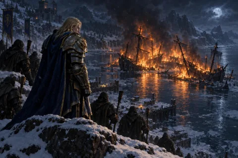 Chapter 3 · Burning the Ships That Could Carry Them Home — This is an AI-generated illustration reconstructed based on public materials. It is not an official image.