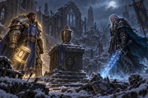 Chapter 9 · The Mentor Who Guarded the King's Urn — This is an AI-generated illustration reconstructed based on public materials. It is not an official image.