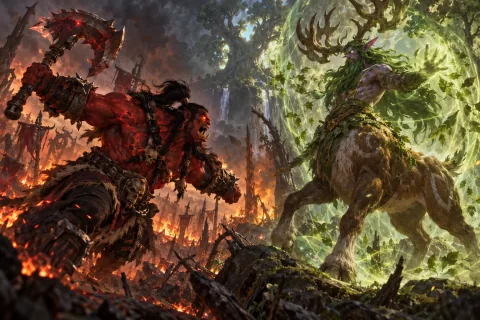 Chapter 7 · Cenarius's Resistance and the Second Draught — This is an AI-generated illustration reconstructed based on public materials. It is not an official image.