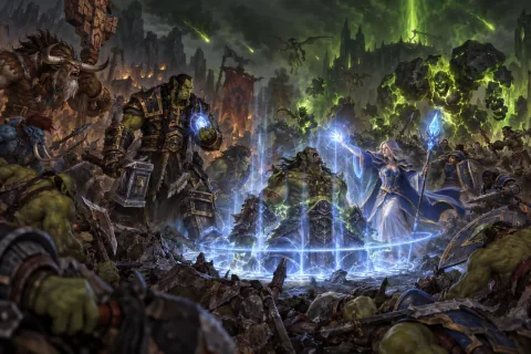 Chapter 10 · The Soul Gem Offered by Jaina — This is an AI-generated illustration reconstructed based on public materials. It is not an official image.