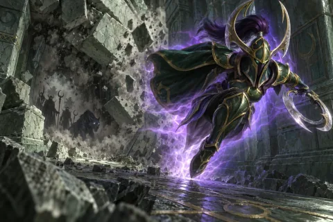 Chapter 6 · The Eye of Sargeras and the Collapsing Gate — This is an AI-generated illustration reconstructed based on public materials. It is not an official image.