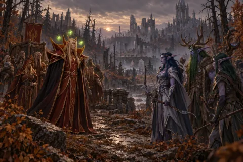 Chapter 10 · The Red Name of a Ruined Kingdom — This is an AI-generated illustration reconstructed based on public materials. It is not an official image.