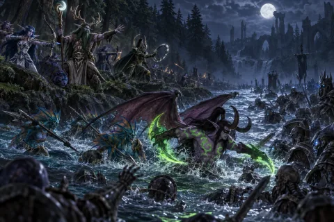 Chapter 15 · Brothers Crossing the River Together — This is an AI-generated illustration reconstructed based on public materials. It is not an official image.