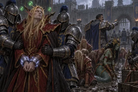 Chapter 8 · The Merit of Victory Becomes Evidence of Treason — This is an AI-generated illustration reconstructed based on public materials. It is not an official image.