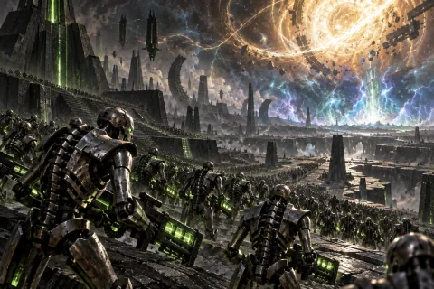 Chapter 1 · The War Changed by an Undying Army — This is an AI-generated illustration reconstructed based on public materials. It is not an official image.