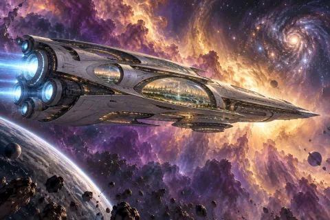 Chapter 1 — Human History That Existed Before the Imperium — This is an AI-generated illustration reconstructed based on public materials. It is not an official image.