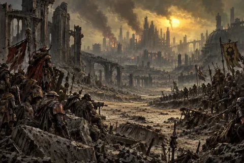 1. When the Cradle of Humanity Became a Strange Land — This is an AI-generated illustration reconstructed based on public materials. It is not an official image.
