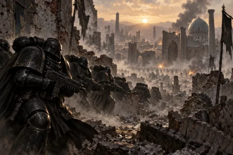 5. The New Army Revealed at Samerkend — This is an AI-generated illustration reconstructed based on public materials. It is not an official image.