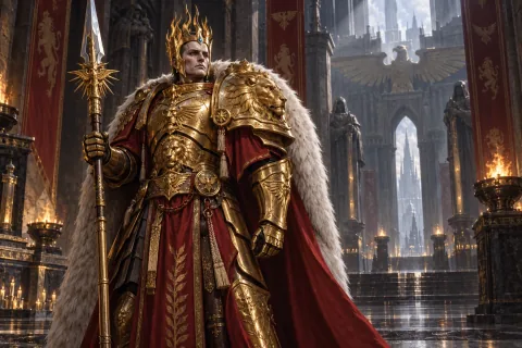6. Valdor Carrying the Spear — This is an AI-generated illustration reconstructed based on public materials. It is not an official image.