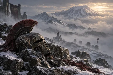 Chapter 6: The Mountain of Records, Ararat — This is an AI-generated illustration reconstructed based on public materials. It is not an official image.