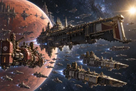 Kapitel 8 · Die Startlinie, die der rote Planet schuf — Dies ist eine KI-generierte Illustration, die auf Basis öffentlicher Materialien rekonstruiert wurde. Es handelt sich nicht um ein offizielles Bild.