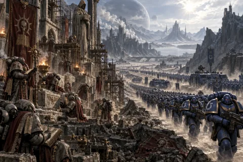 Chapter 3 · The Slowest Advance of the Most Loyal Legion — This is an AI-generated illustration reconstructed based on public materials. It is not an official image.